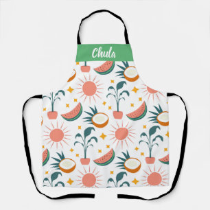 Customized Boho-Style Print All Over Apron