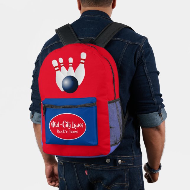 Customized Bowling Shoe Bag Backpack (Insitu (Model))