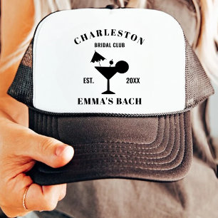 Customized Bridal Club Beach Bachelorette Birthday Trucker Hat