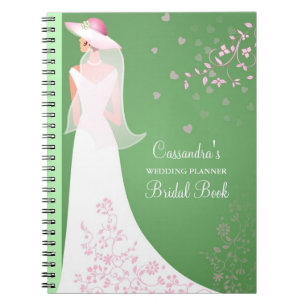 Customized Bridal Journal Wedding Planner Notebook
