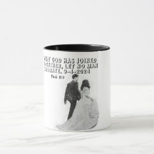 Customized Bride's Keepsake With Bible Verse Mug