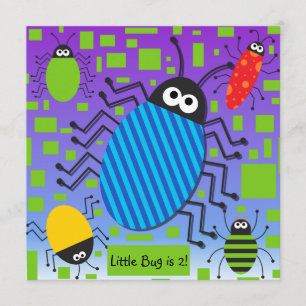 Customized Buggy Birthday Invitation