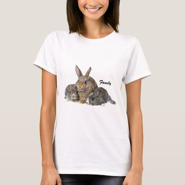 Customized Bunny Family Shirt (Front)