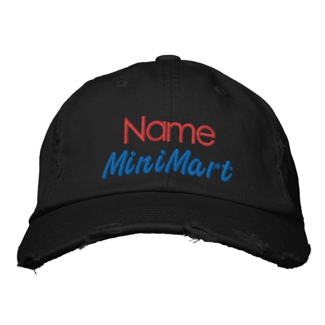 Customized Business   Embroidered Baseball Cap (Front)