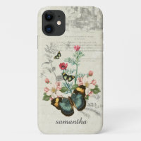 Customized Butterflies Wildflowers Ephemera