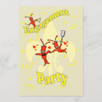 Customized Cajun Crawfish Engagement Party