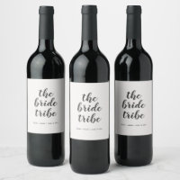 Customized Calligraphy The Bride Tribe Wedding
