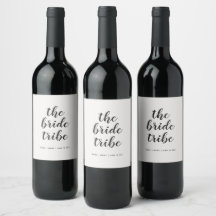 Customized Calligraphy The Bride Tribe Wedding