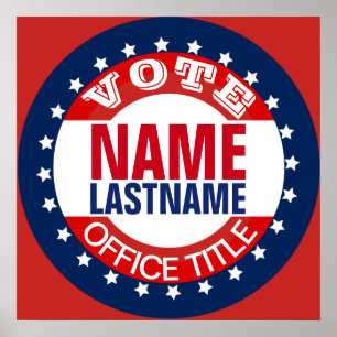 Customized Campaign Template Poster