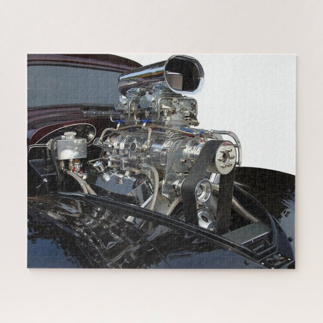 Customized car enging jigsaw puzzle (Horizontal)