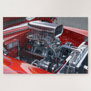 Customized car enging jigsaw puzzle