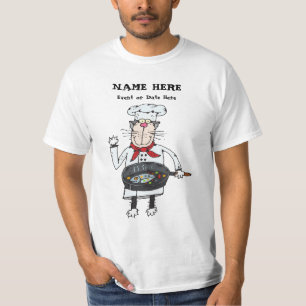 Customized Cartoon Chef T Shirt