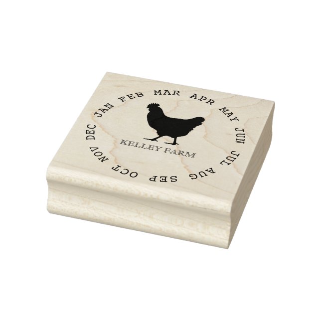 Customized Chicken Farm | Egg Carton Stamp (Stamp)
