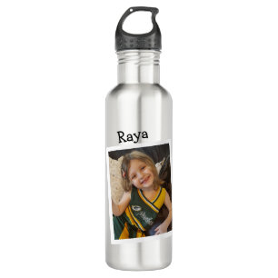Customized Child's Photo and Name 710 Ml Water Bottle