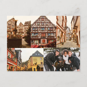Customized Christmas Germany Photography Postcard
