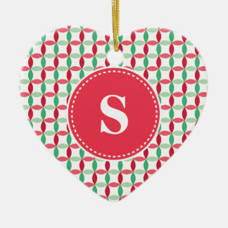 Customized Christmas Modern Pattern Ceramic Ornament