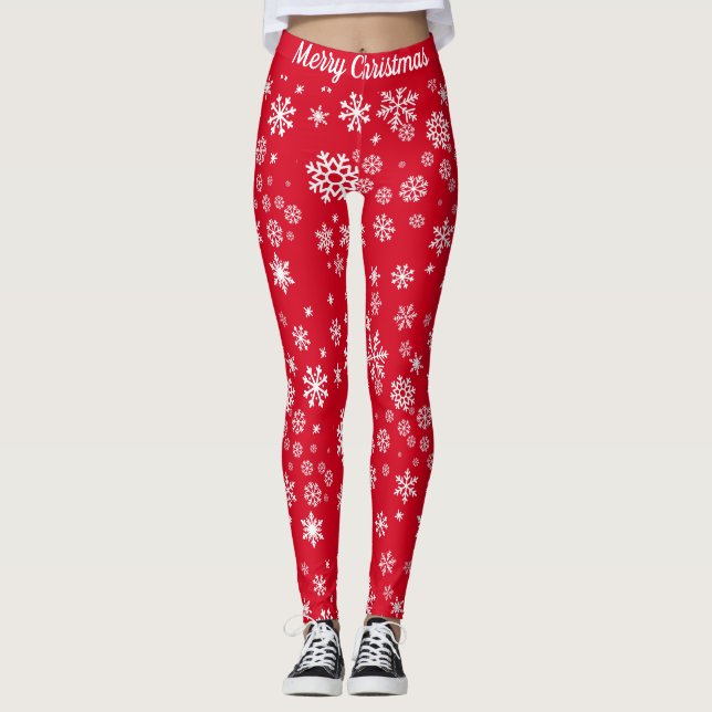 Customized Christmas Socks Leggings (Front)