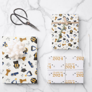 Customized Class of Graduation Wrapping Paper Sheet