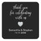 Customized Classic Diamond Black & White Wedding