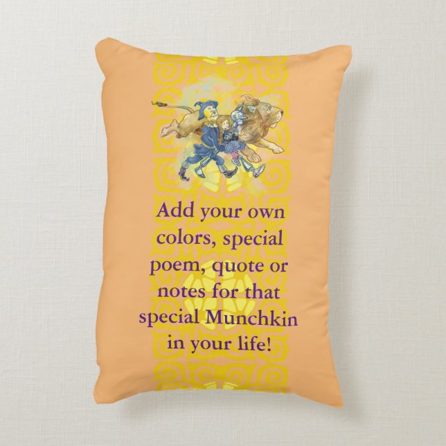 CUSTOMIZED CLASSIC WIZARD OF OZ PILLOW (Back(Vertical))