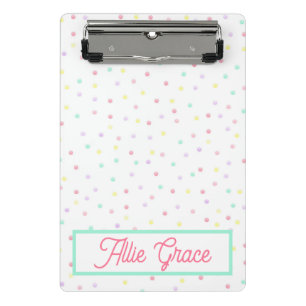 Customized Clipboard - Polkadots
