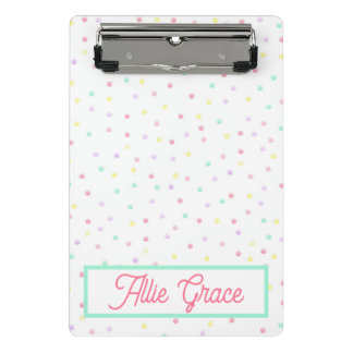 Customized Clipboard - Polkadots