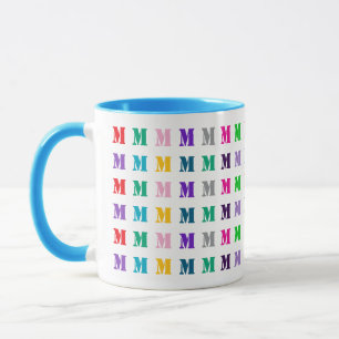 Customized Colorful, Fun Kids Monogram or Age Mug