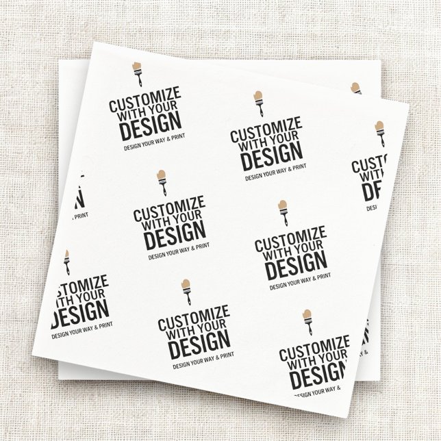 Customized Company Branded Custom Minimalist  Napkin (Creator Uploaded)