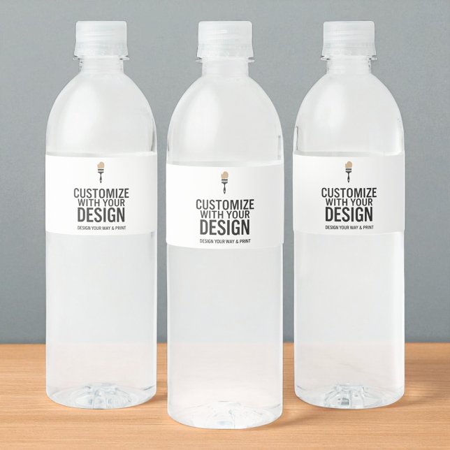 Customized Company Branded Custom Personalized  Water Bottle Label (Creator Uploaded)