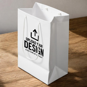 Customized Company Business Branded Medium Gift Bag