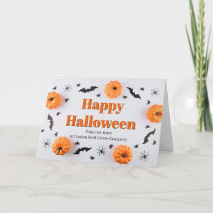 Customized Company Happy Halloween Cute Holiday Card