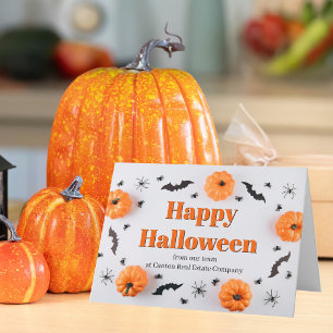 Customized Company Happy Halloween Cute Holiday Card