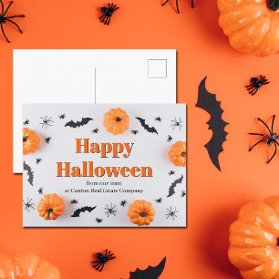 Customized Company Happy Halloween Cute Holiday Postcard