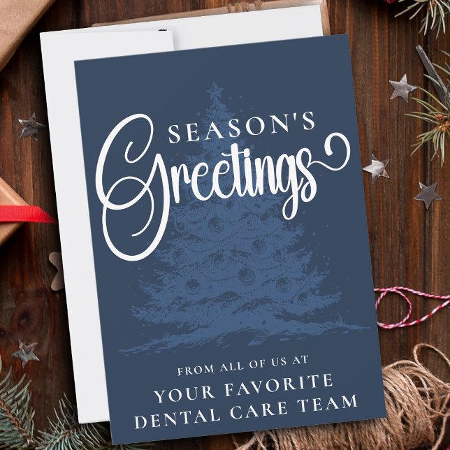 Customized Company Professional Business Christmas Holiday Card (Creator Uploaded)