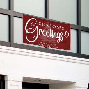 Customized Company Professional Christmas Vinyl Banner