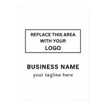 Customized Company Simple Business Logo White 
