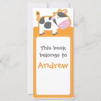 Customized*Cow Bookmarks Book