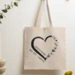 Customized Cruise Lover Heart Embarkation  Tote Bag<br><div class="desc">This design may be personalized in the area provided by changing the photo and/or text. Or it can be customized by clicking Personalize this Template and then choosing the click to customize further option and delete or change the colour of the background, add text, change the text colour or style,...</div>