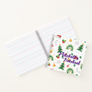 Customized Cute Christmas theme notebook