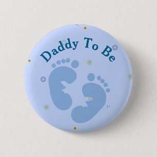 Customized Dad to Be Button
