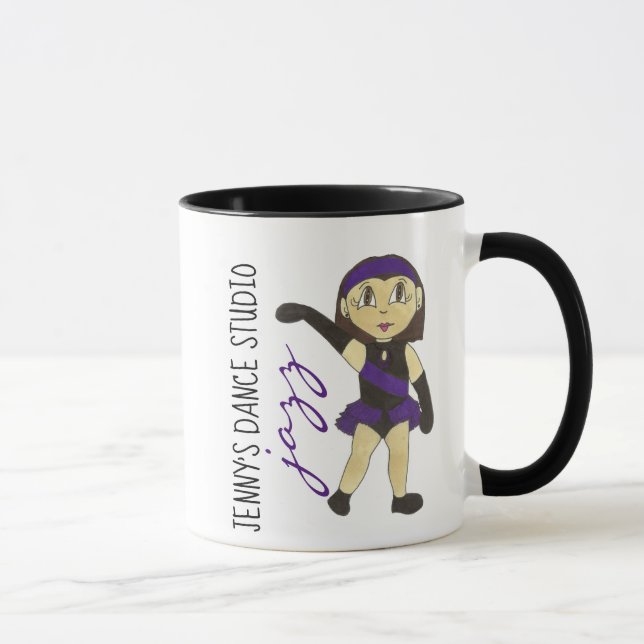 Customized Dance Studio JAZZ Dancer Teacher School Mug (Right)