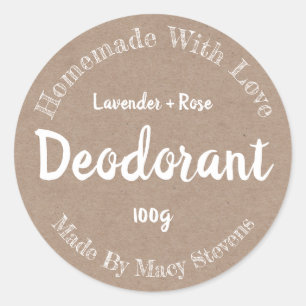 Customized Deodorant Label