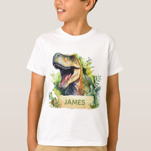 Customized Dinosaur Shirt, Custom Name Trex Shirt, T-Shirt