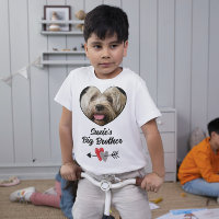 Customized dog big brother photo & text T-Shirt