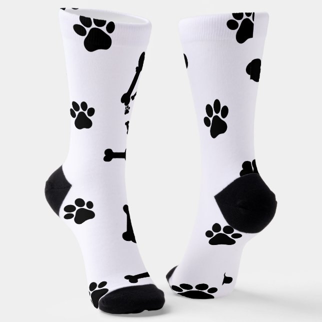 Customized dog Socks - Put Your Cute dog on Custom (Angled)