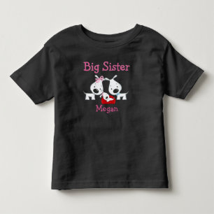 Customized Dogs Big Sister T-shirt