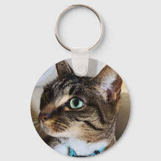 Customized Double-sided Pet Photo Circle Keychain