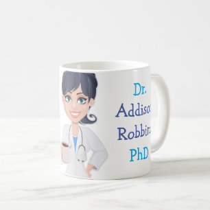 Customized Dr (Your Name) & (Best Dr ever) Coffee Mug