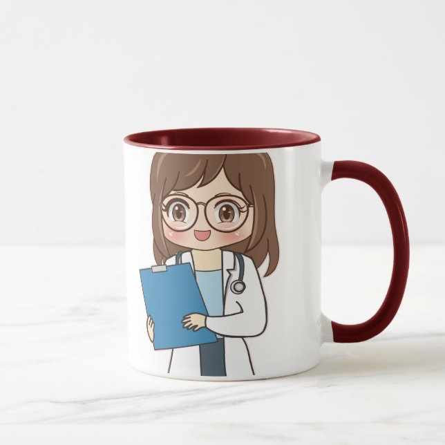 Customized Dr (Your Name) PhD 5 Graduation Mug (Right)