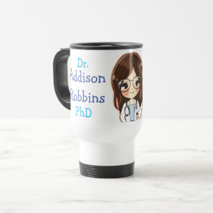 Customized Dr (Your Name) PhD Graduation Coffee Travel Mug